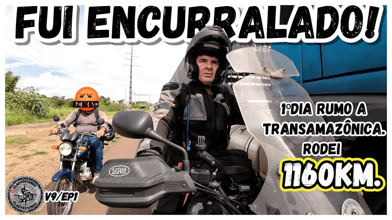43 ANOS SOZINHO de MOTO rumo BR-230.1ºdia RODEI 1160KM em busca do SONHO TRANSAMAZÔNICO.