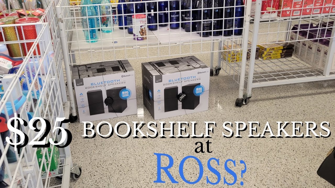 $25 SPEAKERS AT ROSS!? ARE THEY ANY GOOD? ILive Bookshelf Speakers 