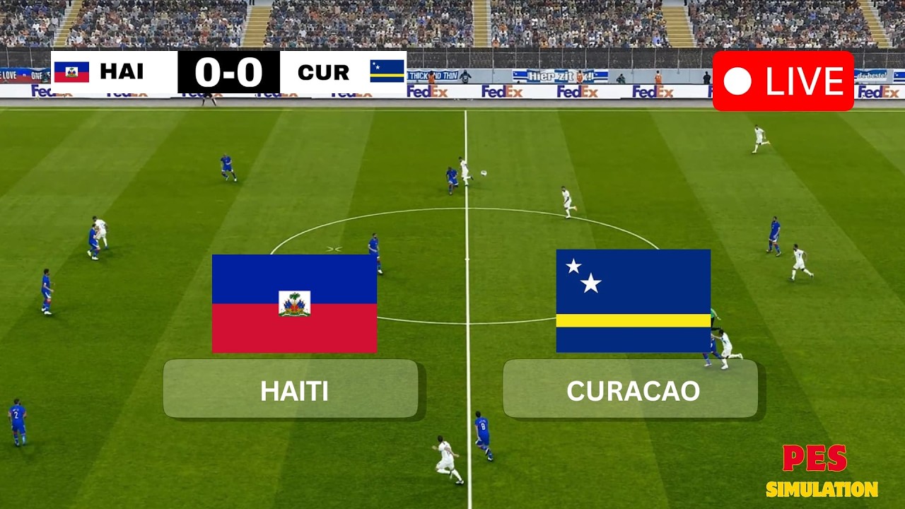 🔴 Haiti  vs Curaçao  | CONCACAF 2026 Clash | PES 21 Full Match Simulation Gameplay