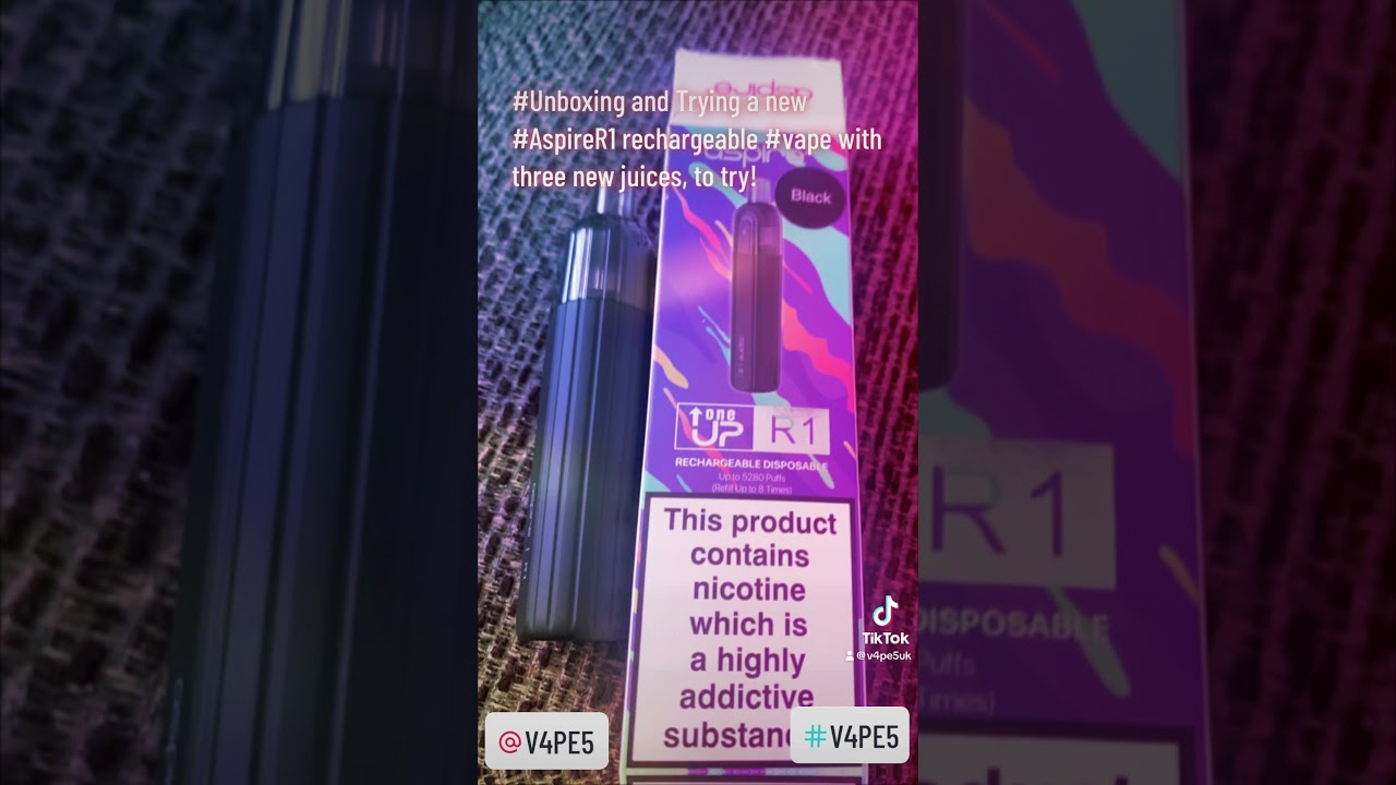Unboxing the Aspire R1 Rechargeable Vape - #Vapes #V4PE5