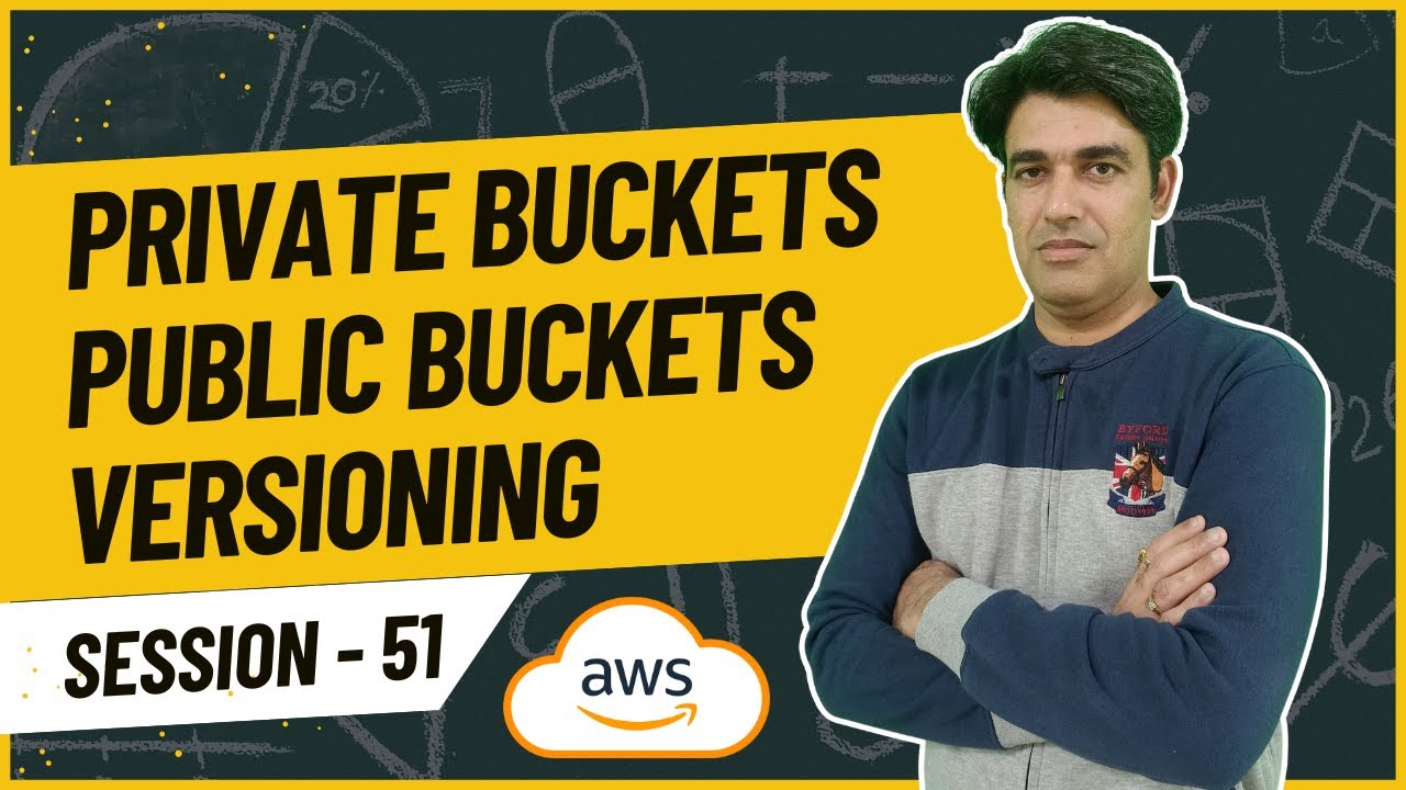 Session - 51 | AWS Simple Storage Service Practical | Private Bucket, Public Bucket & Versioning