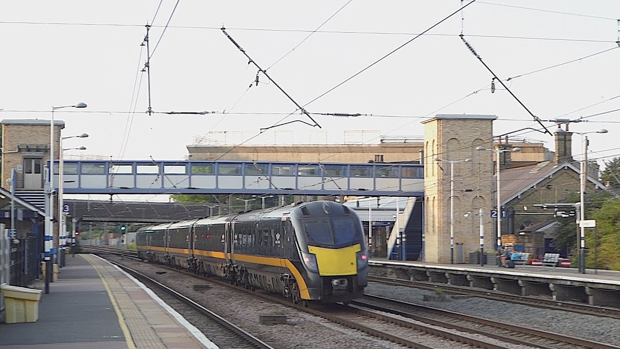 Grand Central Class 180 passes Huntingdon (21/7/21)