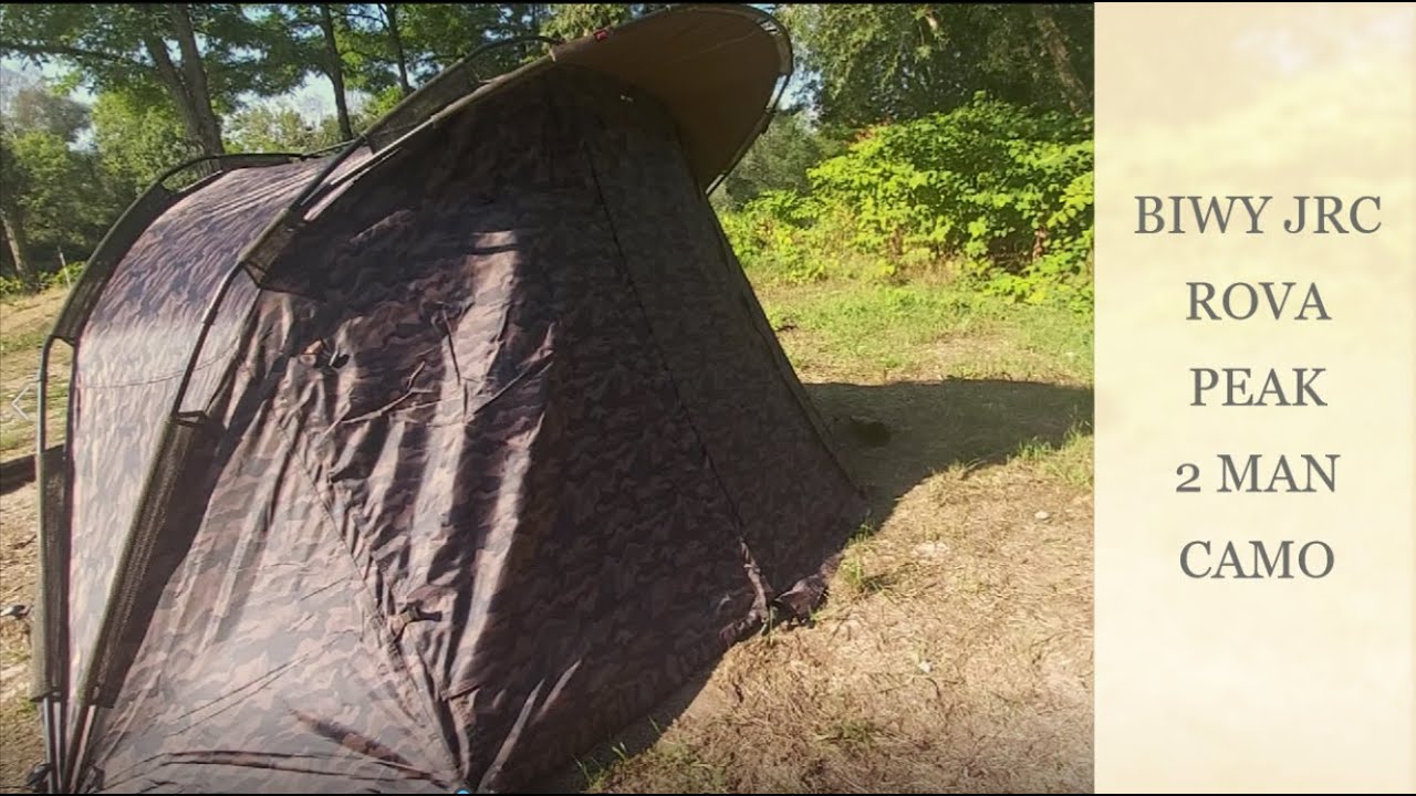 Test Biwy JRC Rova Peak 2 Man Camo