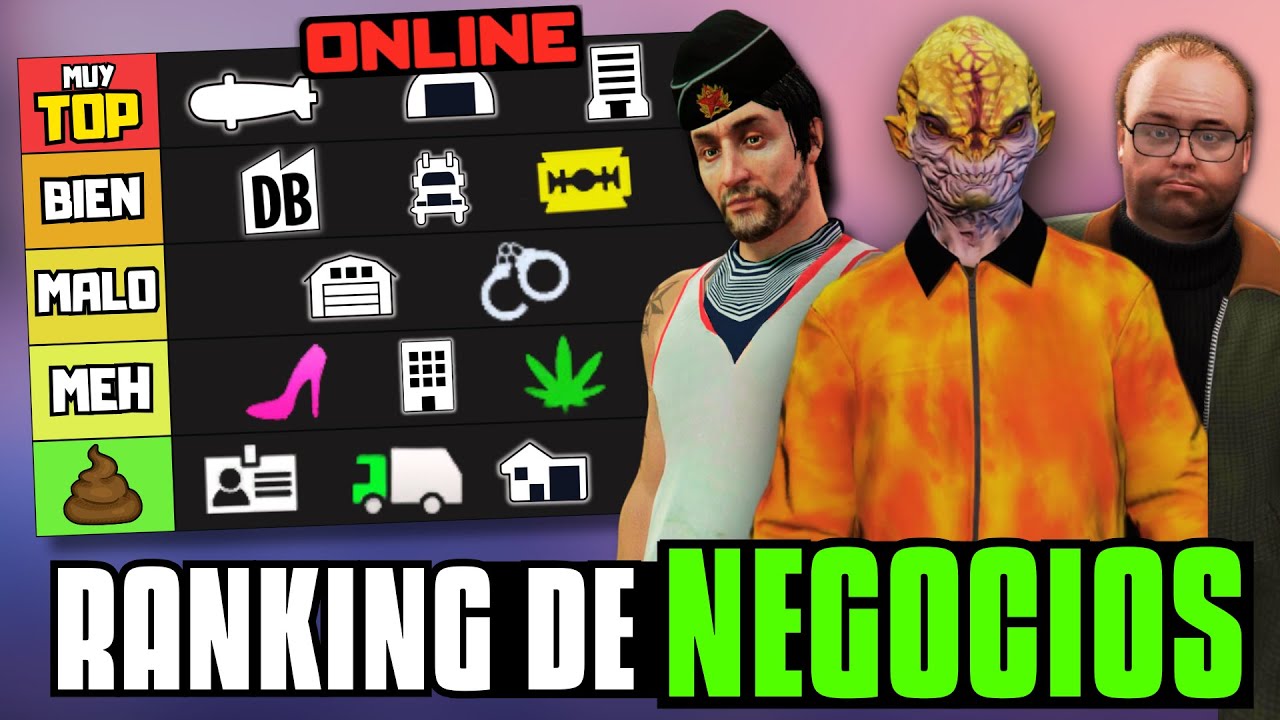 RANKING de CADA NEGOCIO (Del PEOR al MEJOR que EXISTE) en #GTAONLINE