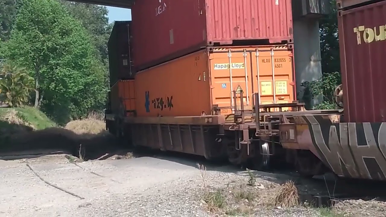 El último intermodal de Ferromex pasando por banderilla Veracruz rumbo a México