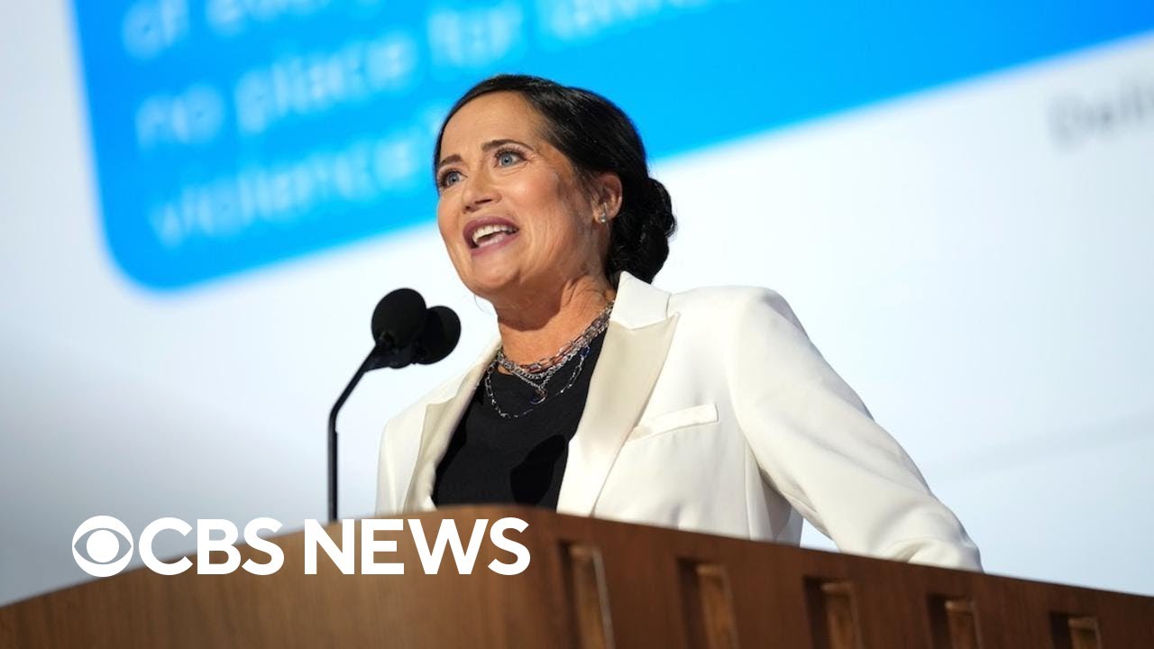 Former Trump official Stephanie Grisham endorses Kamala Harris for president at DNC