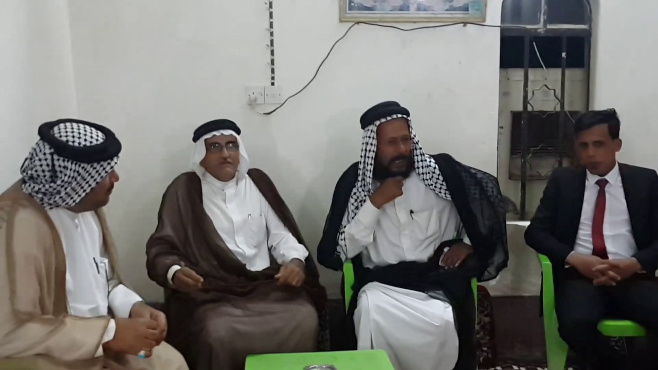 جلسة شعرية لشعراء سوق الشيوخ يهدونها للمغترب في امريكا أبولقاء شريف الحسناوي في يوم زفاف ولده ضرغام