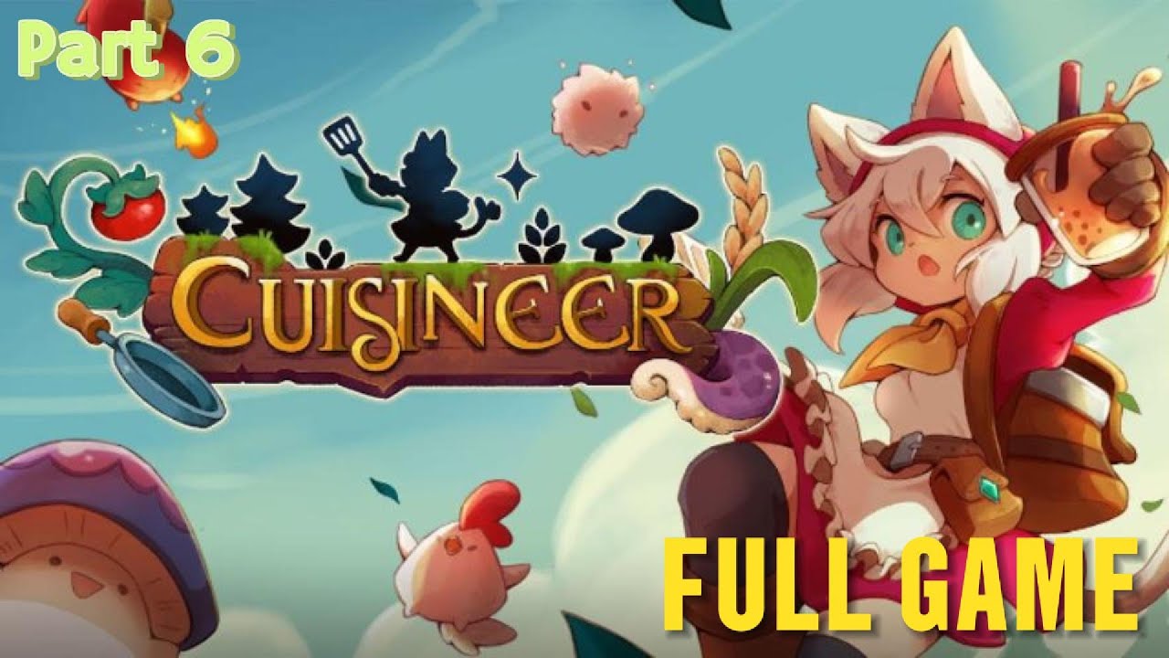 Let's Play Cuisineer Part 6 - Finally beat Mama Hen at level 6 in the Green Ruins!!! 🐔⚔️