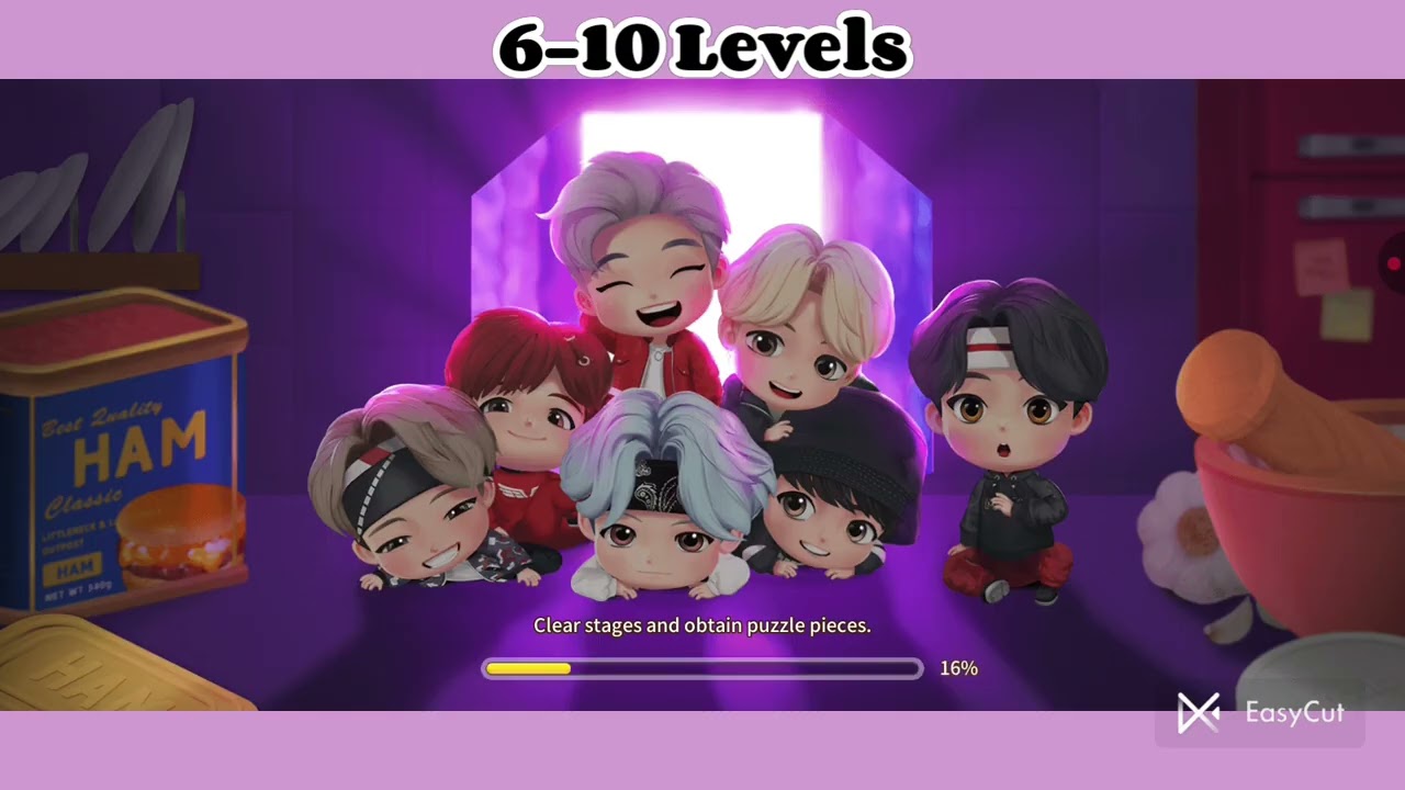 “BTS Cooking Levels 6–10 🍳✨Full gameplay is here! 😋Can you beat my score? 💪🎮”#BTSCooking #bts