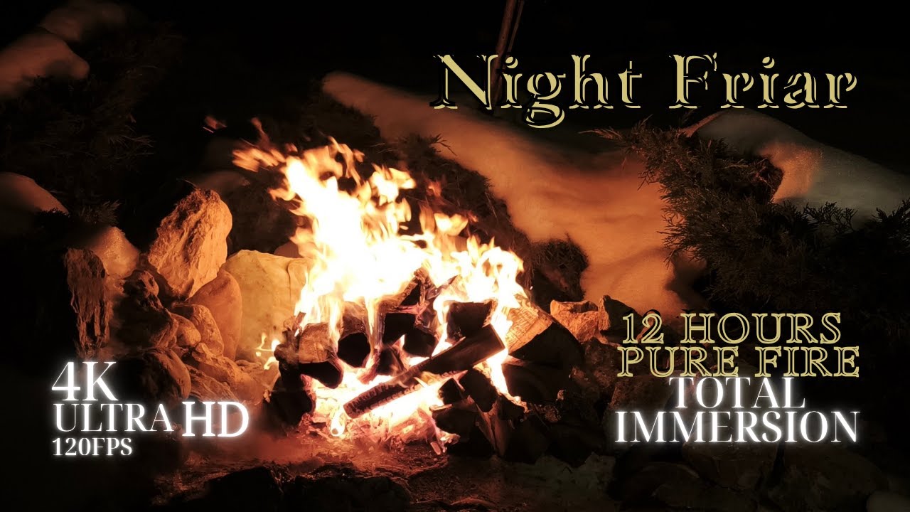 Ancient Forest Fire & Stone Circle: 12 Hours Pure ASMR | No Distractions | Deep Sleep & Focus