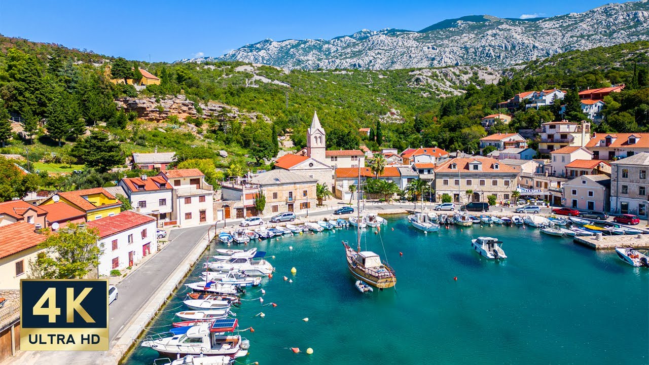 Jablanac Croatia 🇭🇷 4K Walking Tour to Uvala Zavratnica