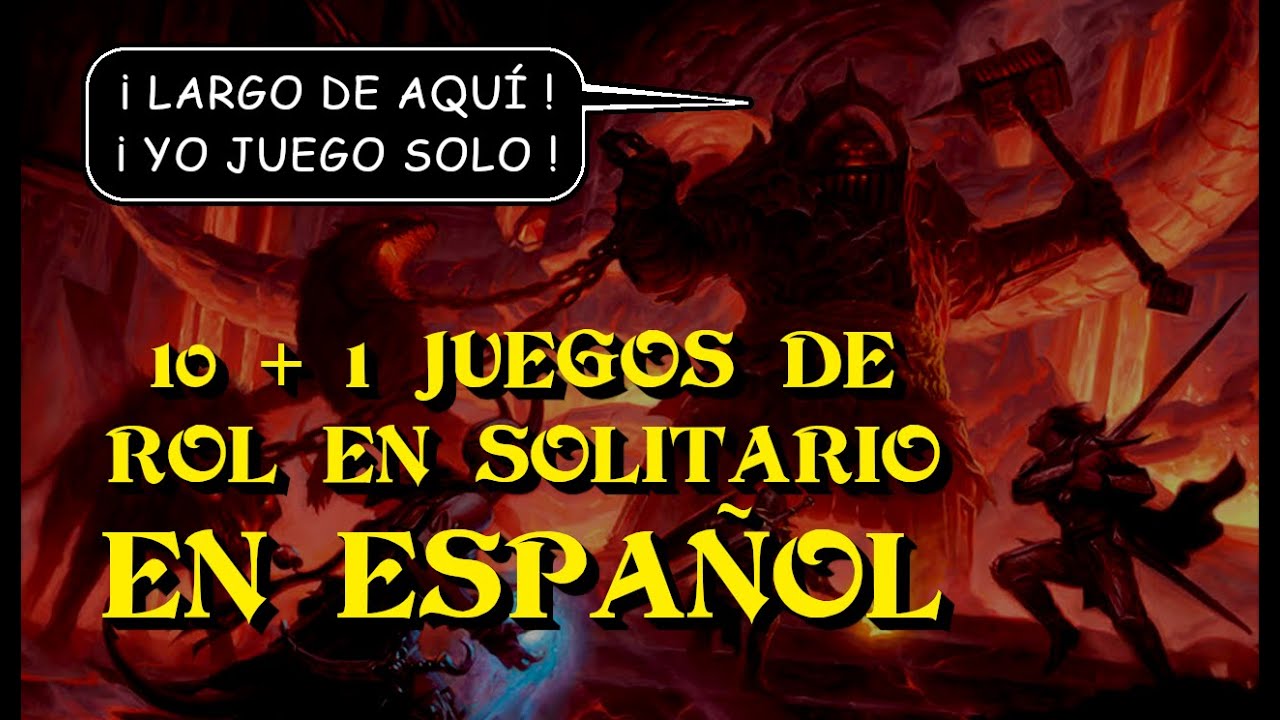 10 + 1 juegos de rol en solitario EN ESPAÑOL