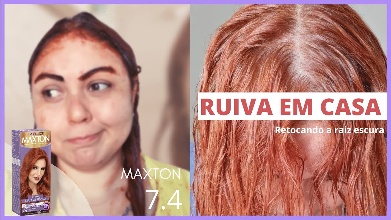 Como pintar em casa l Tinta Maxton7.4 Ruiva + Atrevida@oficialembelleze