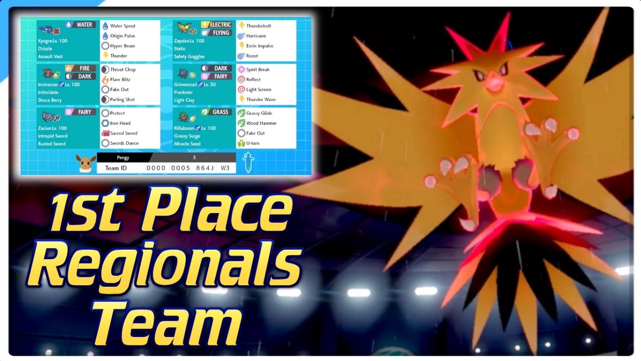 1st Place Regionals Team! Pokemon VGC 2022 Sword and Shield Competitive Doubles Wifi Battle
