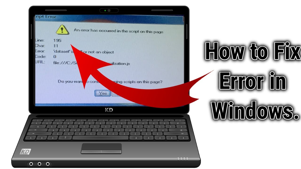 How to Fix &ldquo;Script Error&rdquo; An Error Has Occurred In The Script On This Page In Windows PC