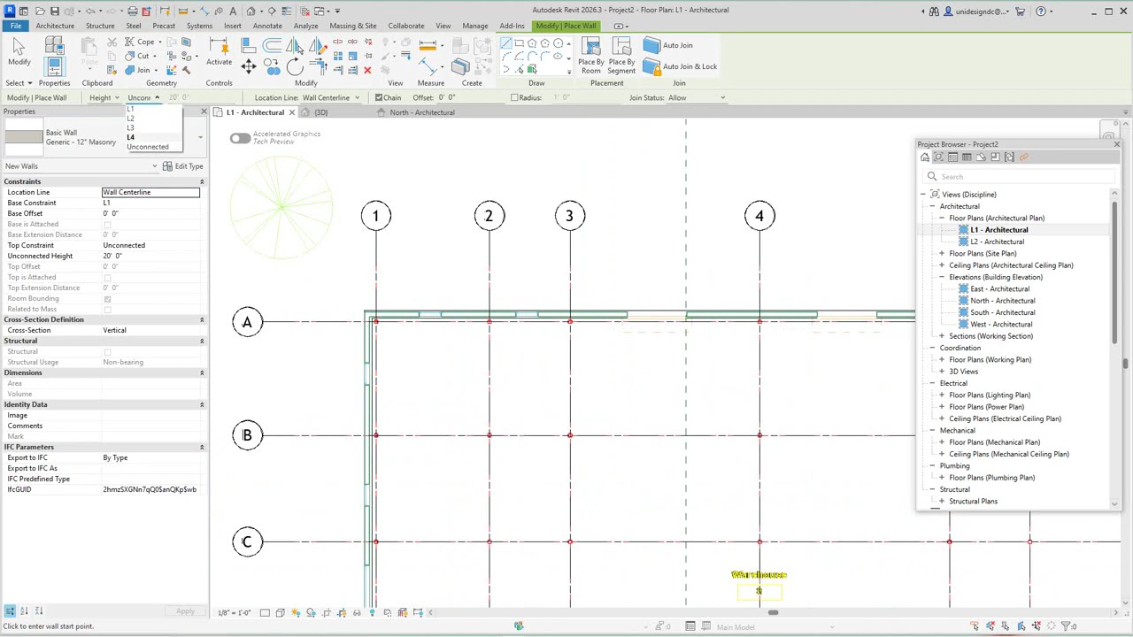 Revit 2026 Как использовать многопрофильный шаблон