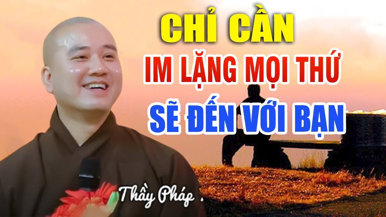 CHỈ CẦN IM LẶNG - MỌI THỨ SẼ ĐẾN VỚI BẠN, BÍ MẬT PHẬT DẠY RẤT HAY | Thầy Thích Pháp  Hòa