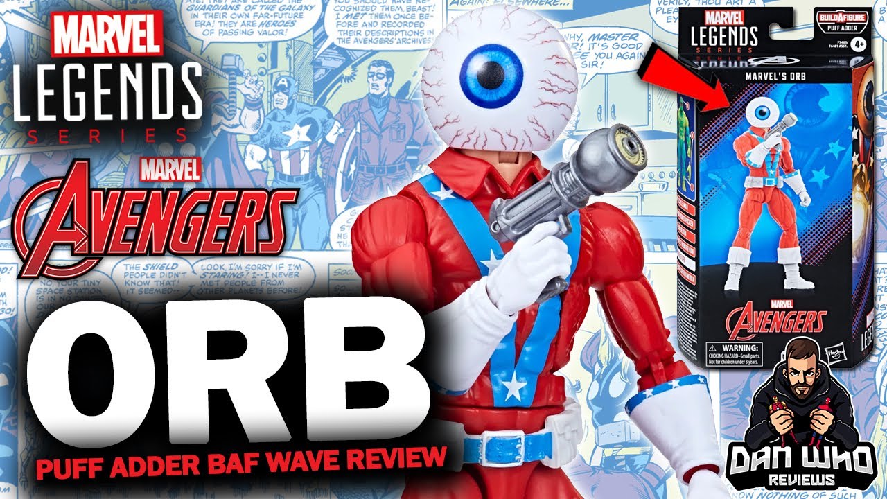 Marvel Legends Orb Puff Adder BAF Wave Classic Comic Review
