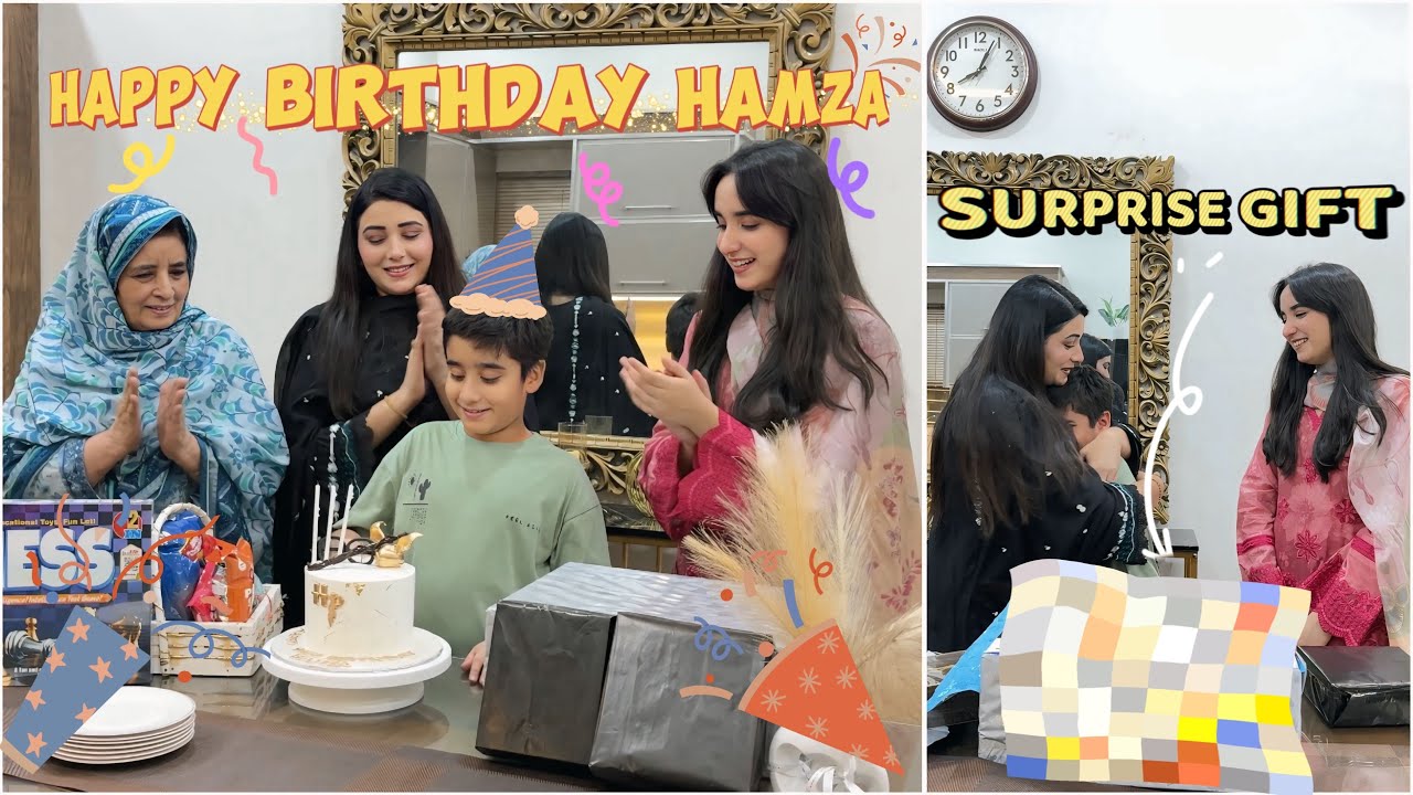 Surprise gift unboxing ⭐️Hamza ronay lga🥺