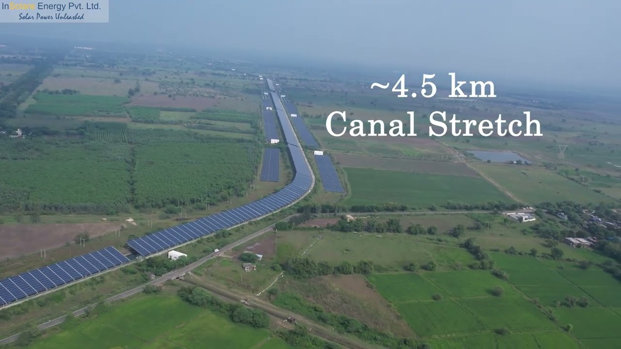 InSolare Energy | 15 MWp Canal Top Solar Project | SSNNL, Narmada Vadodara Canal, Gujarat