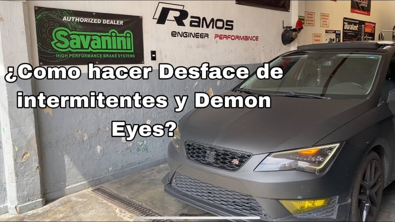 ¿Como Hacer Desfase de intermitentes y demon eyes ? En Leon FR o Cupra