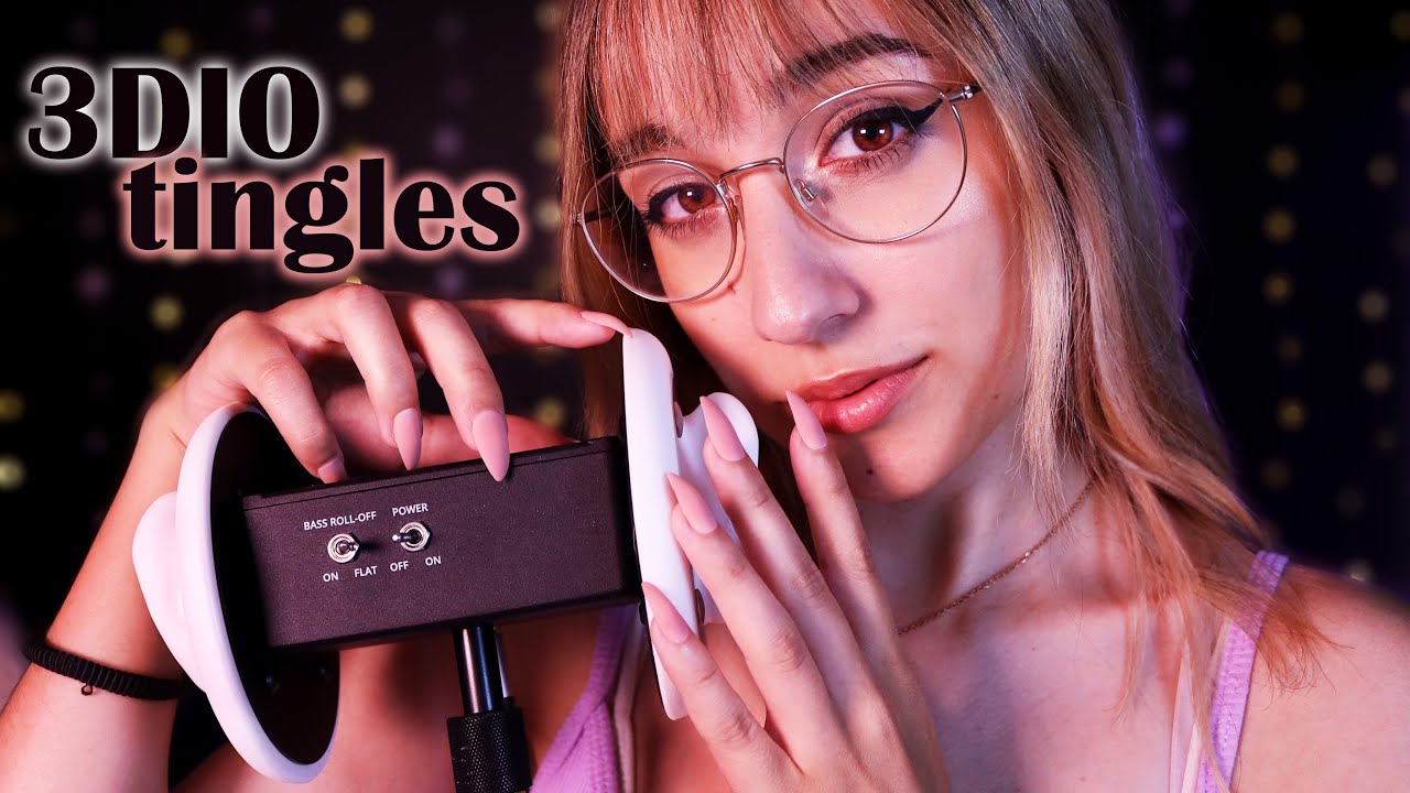 ASMR | 3DIO TINGLES: Breathy Whispers, Scratches, Face Touching & Word Repetition 