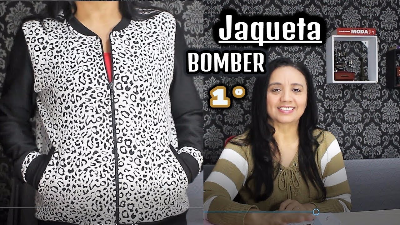 Modelagem em Foco # 21:Jaqueta Bomber (Bolso embutido passo a passo)1ª Parte.