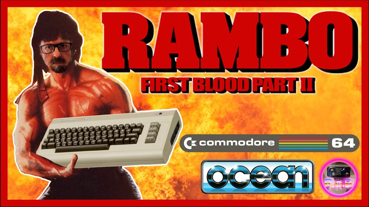 Рэмбо: Первая кровь 2 (1985) Лонгплей и рецензия | Commodore 64