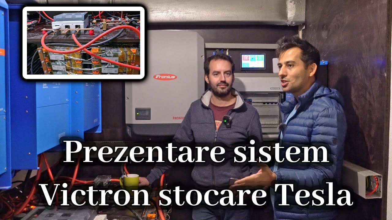 Sistem fotovoltaic Victron cu invertor Fronius si stocare Tesla
