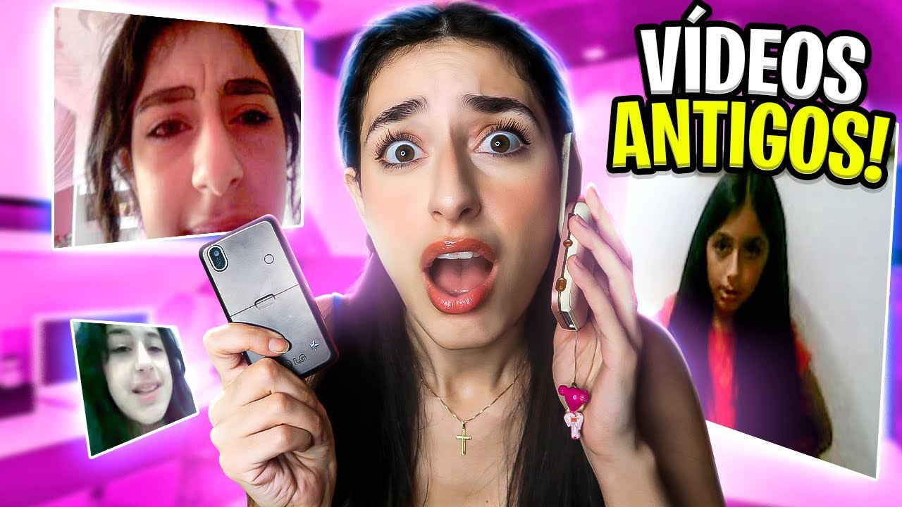 REAGINDO AOS VÍDEOS QUE ACHEI NOS MEUS CELULARES DOS ANOS 2000!!! 🤣