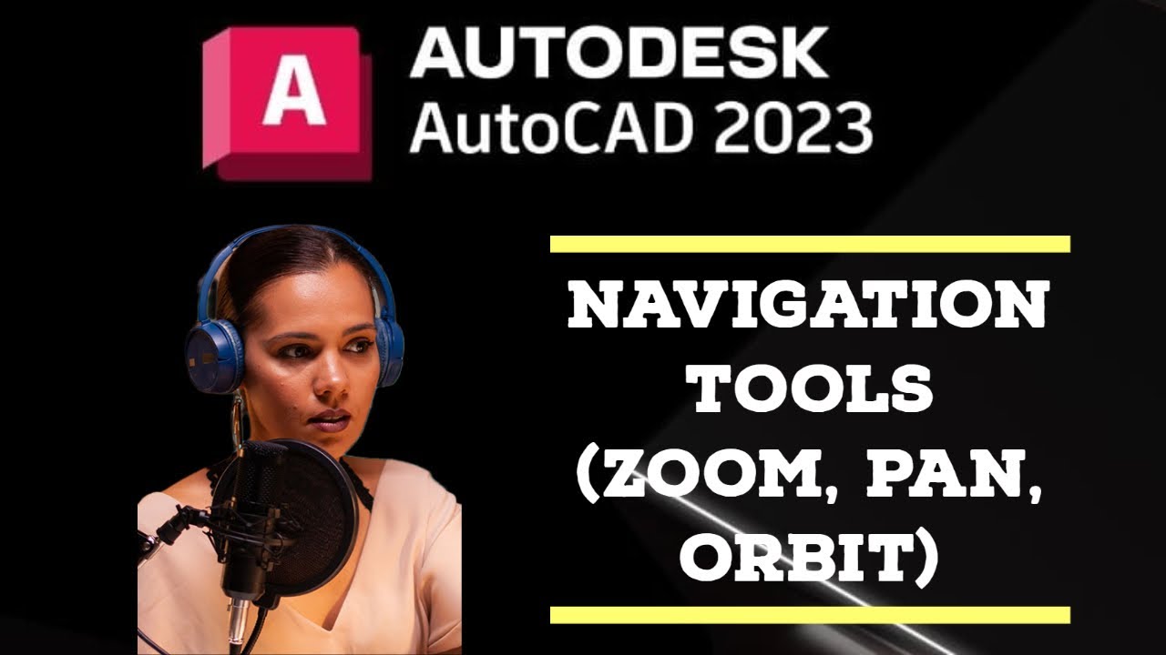 1-5 Инструменты навигации в AutoCAD (масштабирование, панорамирование, вращение по орбите) (учебн...