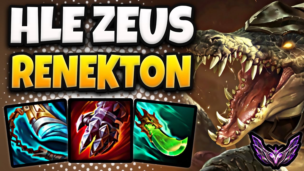 HLE Zeus Renekton vs Ambessa [ TOP ] Patch 26.2 Ranked Korea