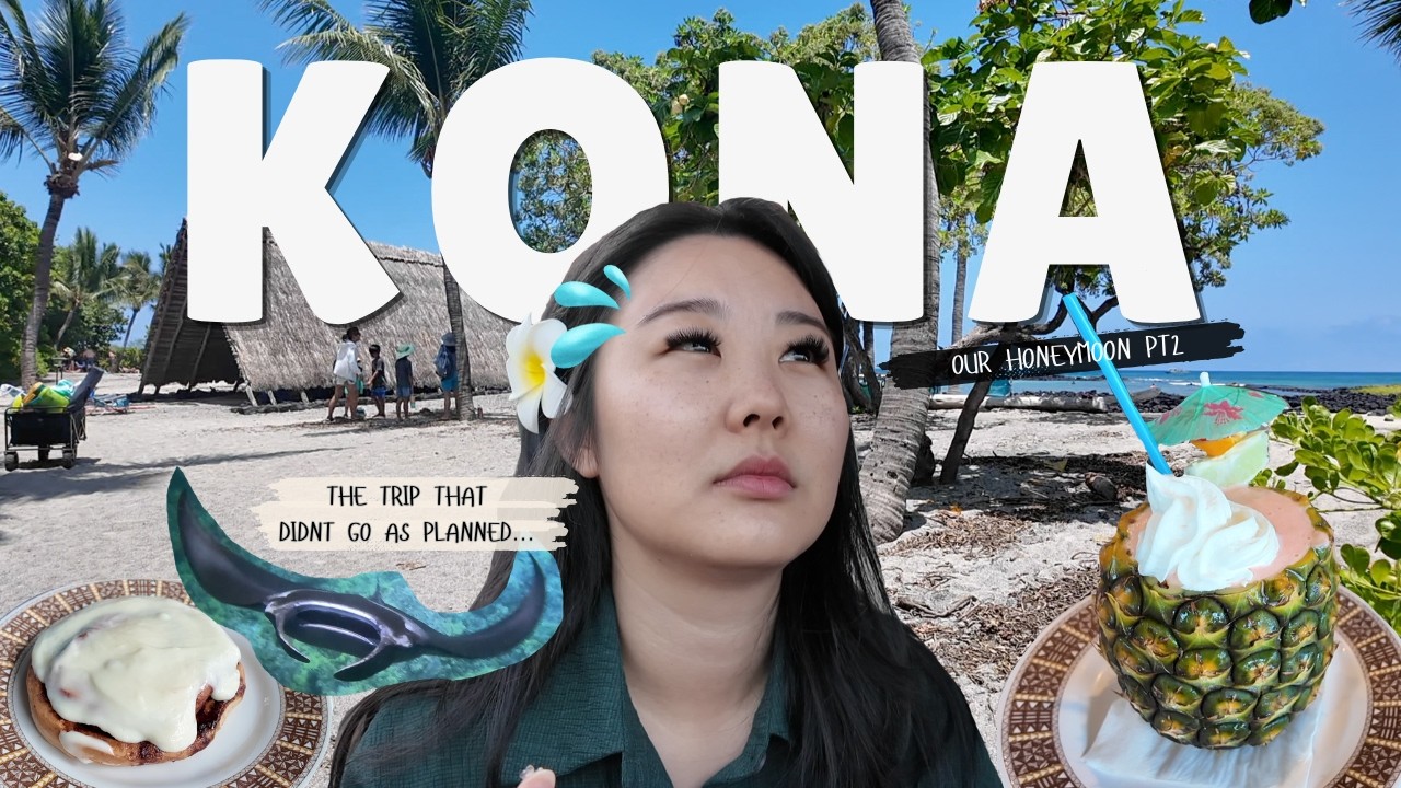 HAWAII BIG ISLAND VLOG 🌺🌴 | black sand beaches, Kona coffee & manta rays 🌊🌅