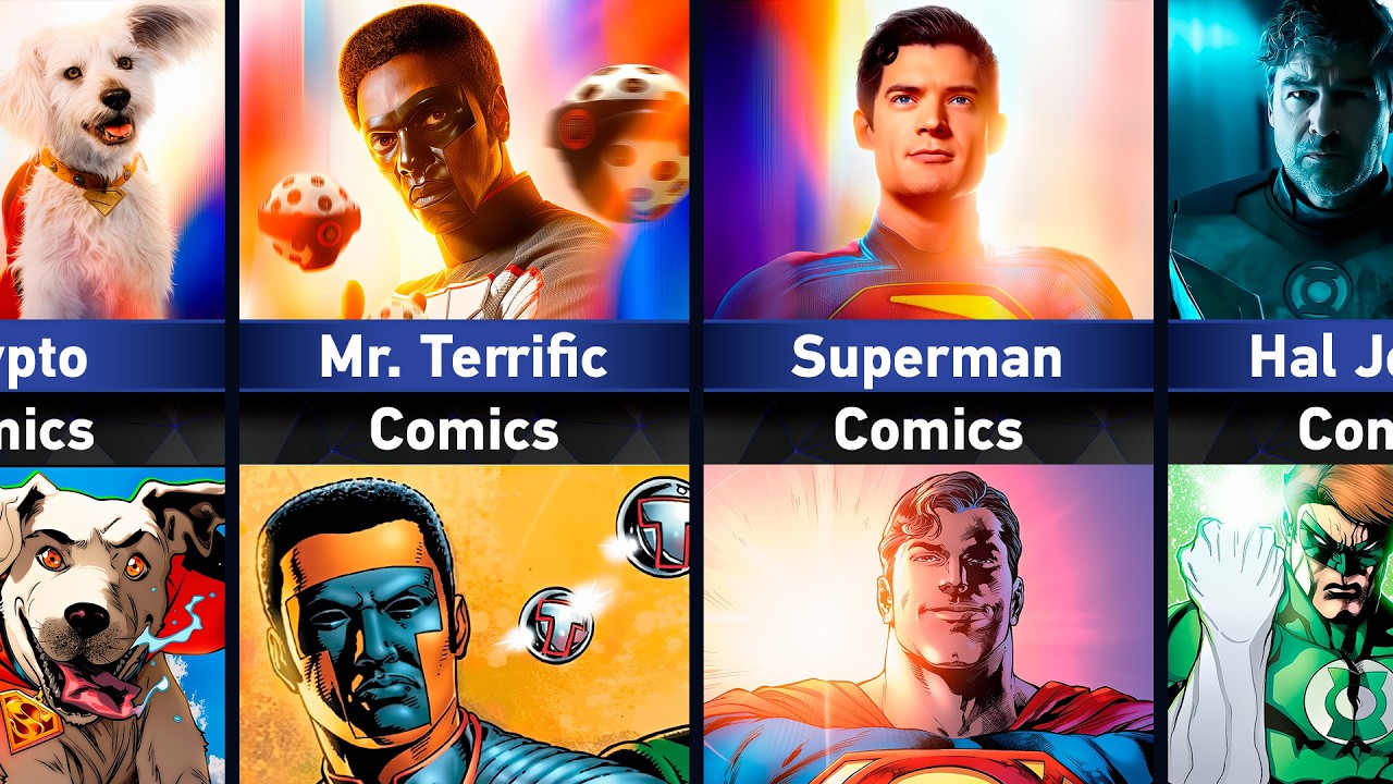 DCU Characters vs Comics | DC