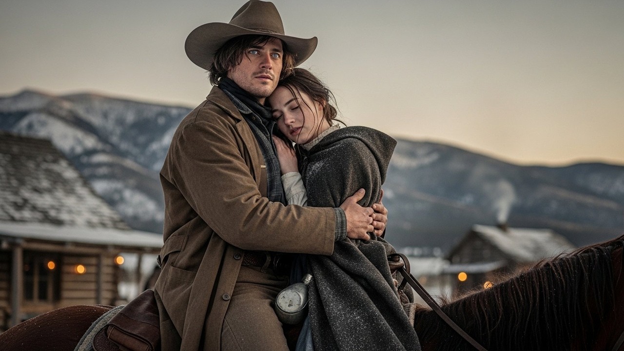 Lost In The Frozen Wilderness, A Cowboy Found Her And Said 