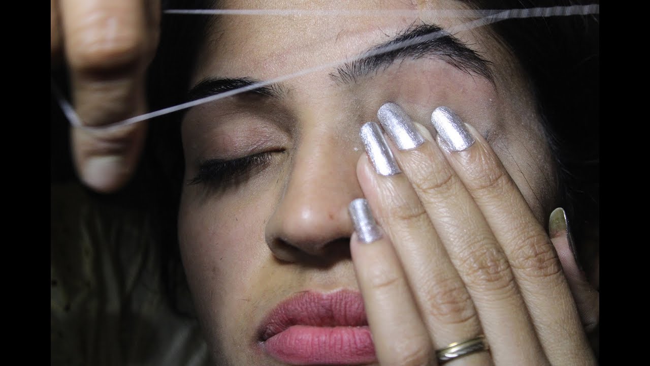 Eyebrow Threading Tutorial / आइब्रो बनाना सीखें