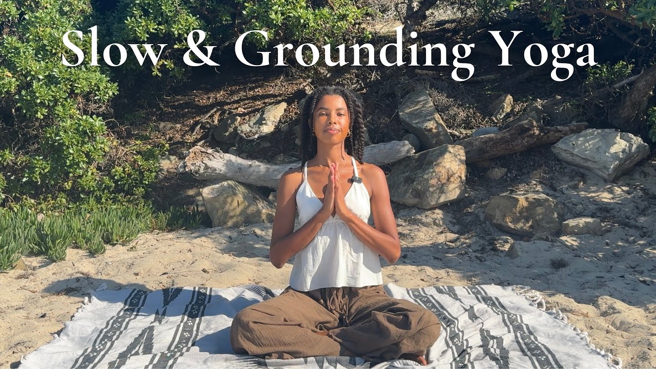 Seated Gentle Morning Flow & Meditation for a Nervous System Reset (Slow, Beachside, Grounding)