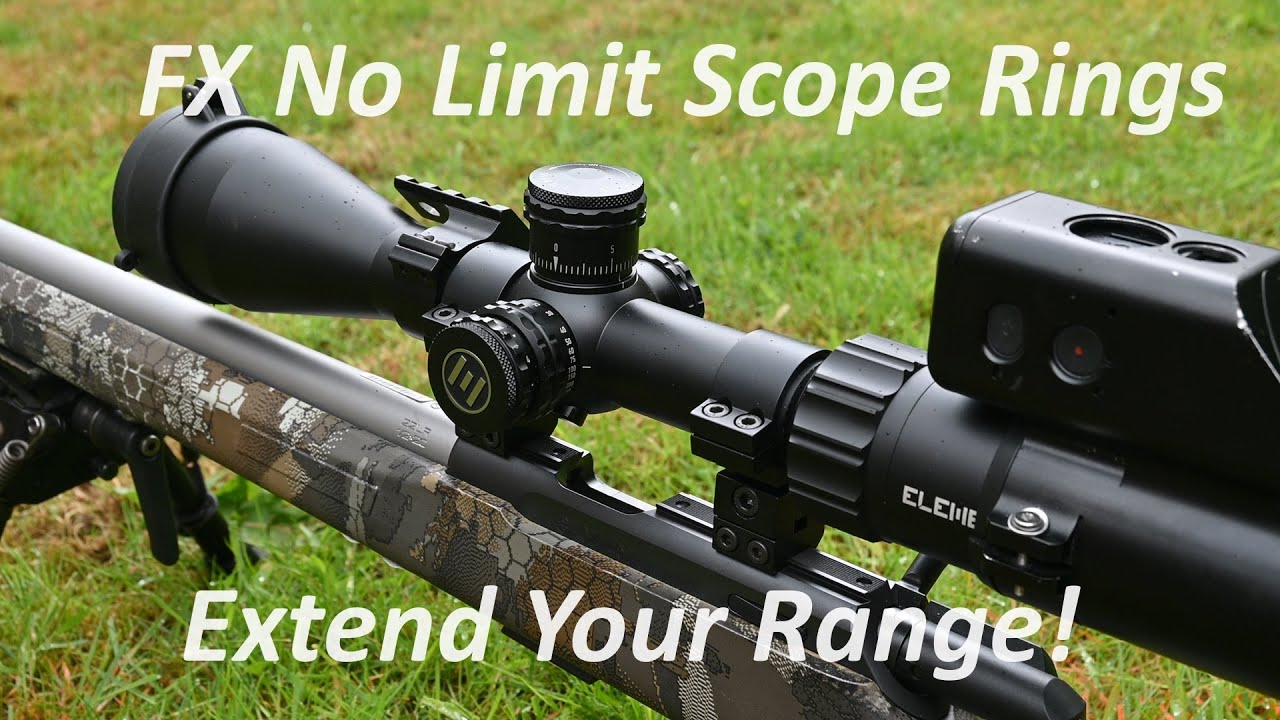 FX No Limit Scope rings to increase long range potential of a CZ 457 22 LR
