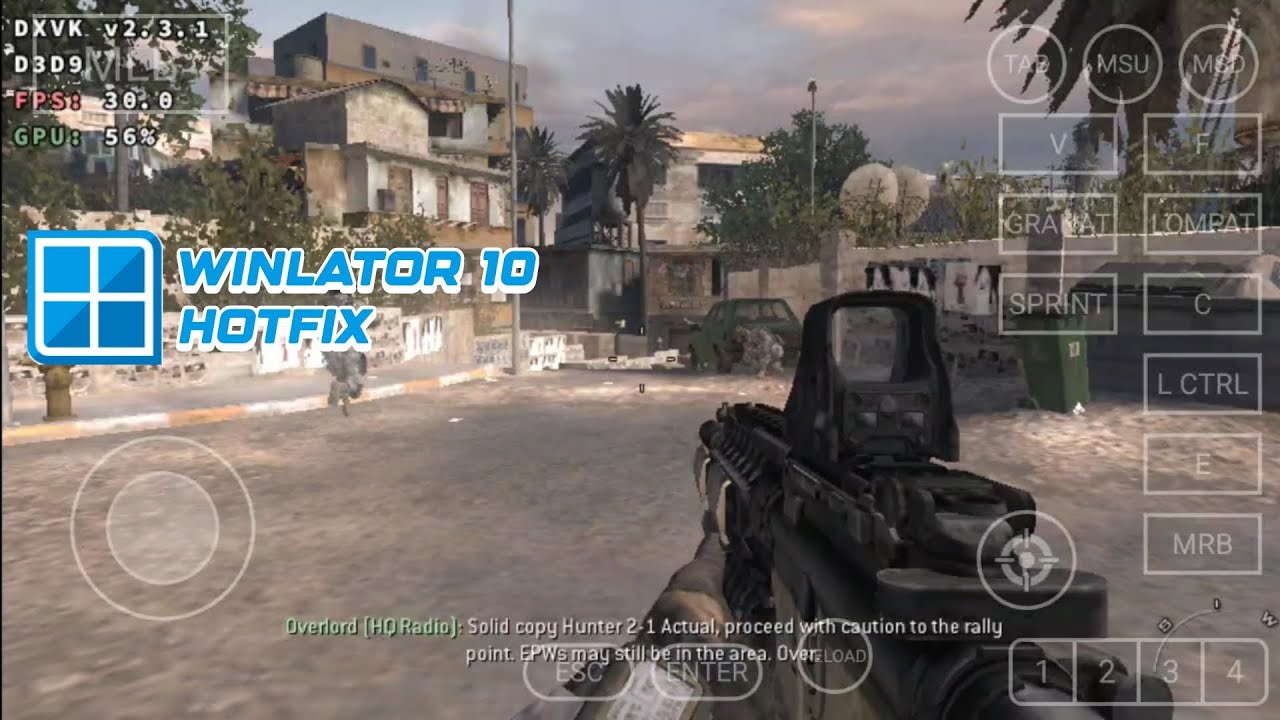 Call Of Duty Modern Warfare 2 Winlator 10 Hotfix Snapdragon 720g Android