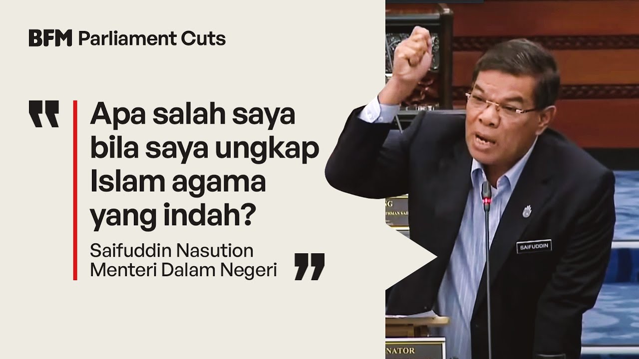 Apa salah saya bila saya ungkap Islam agama yang Indah? - Saifuddin Nasution