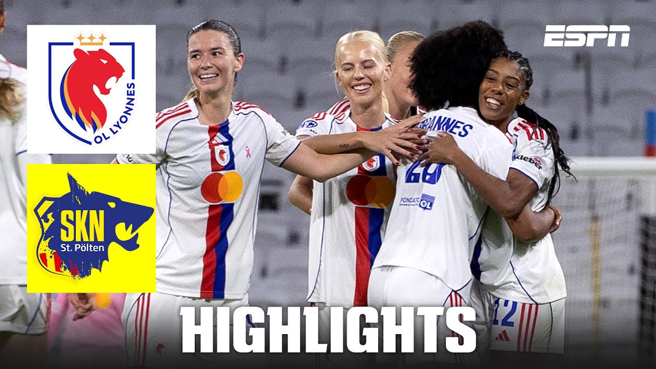 OL Lyonnes DOMINATE St. Pölten in 3-0 win 😱 | UEFA Women's Champions League Highlights