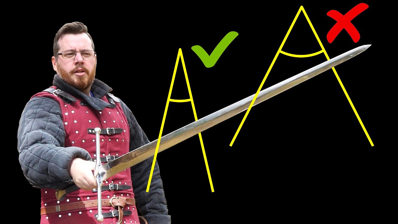 The importance of the EDGE BEVEL'S ANGLE on SWORDS and blades
