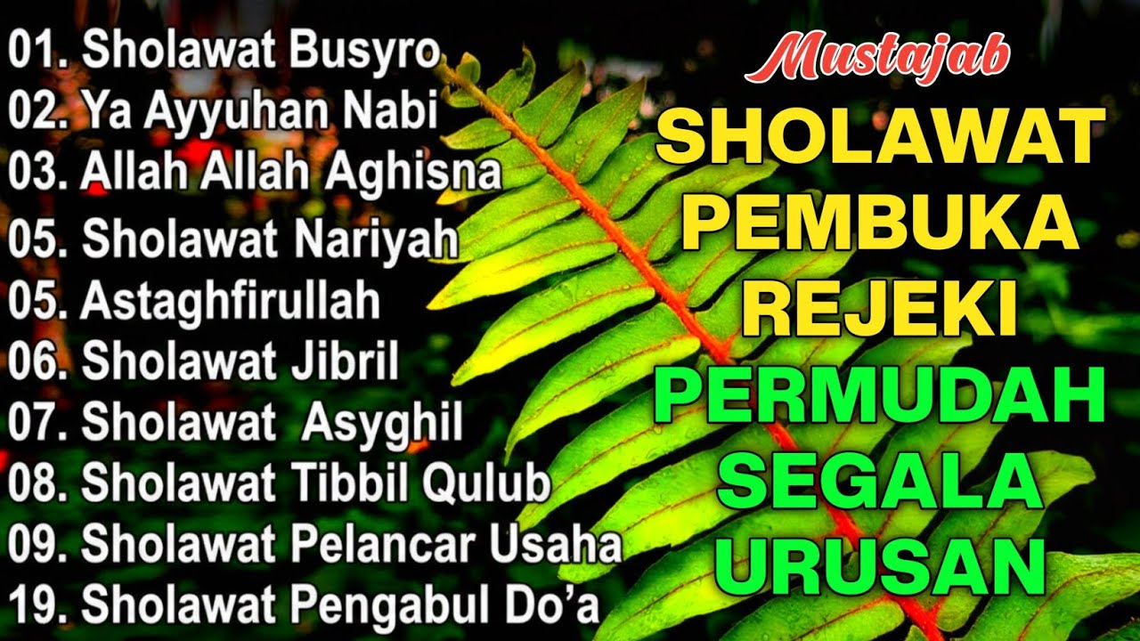 KUMPULAN SHOLAWAT TERBARU 2026 | SHOLAWAT JIBRIL PENARIK REZEKI, BUSYRO | SHOLAWAT TERPOPULER 2026