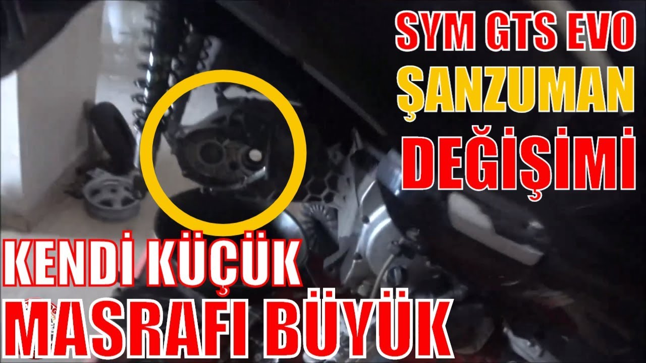 SYM GTS EVO ŞANZUMAN DEĞİŞİMİ | Fatih ULUS MotoVlog