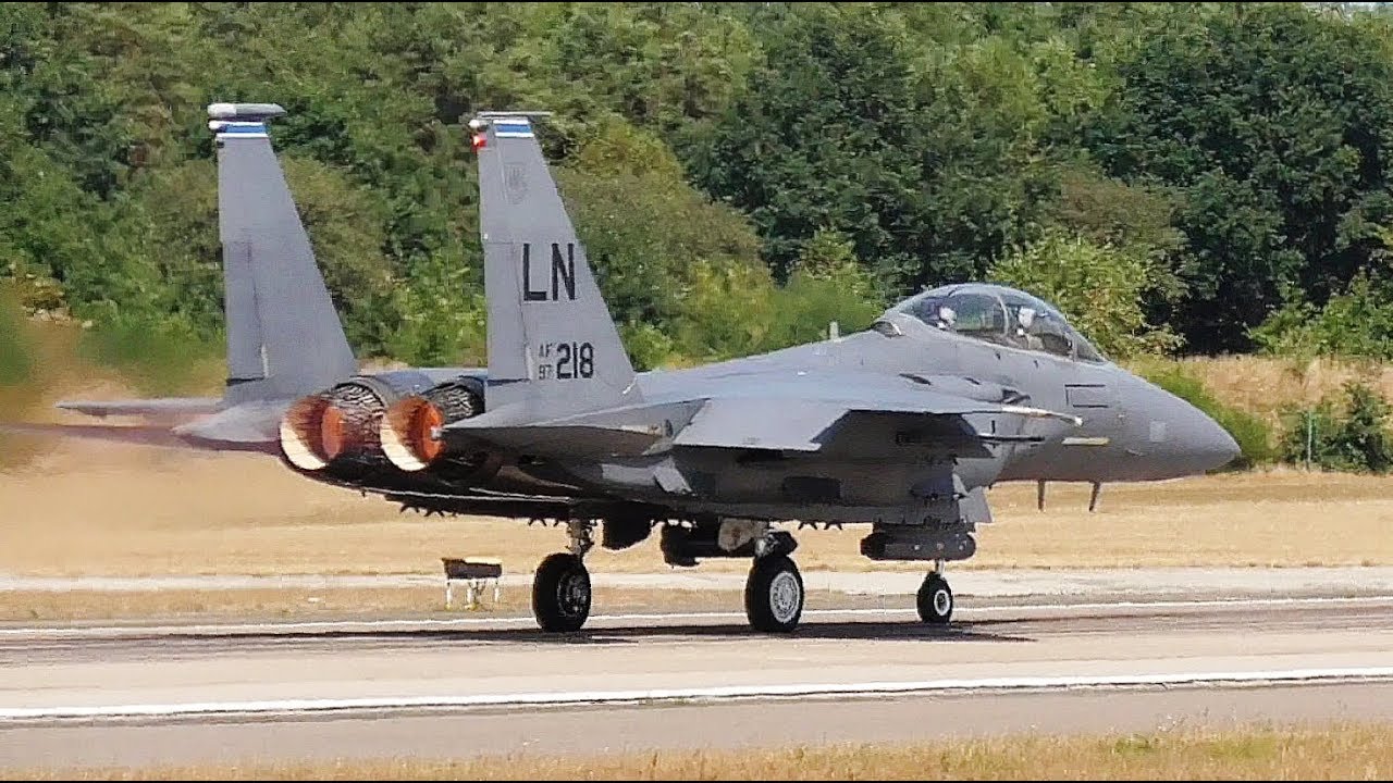 Wittmund Airbase (ETNT) CH-47D Chinook,F-15E Strike Eagle Aug/02/2018