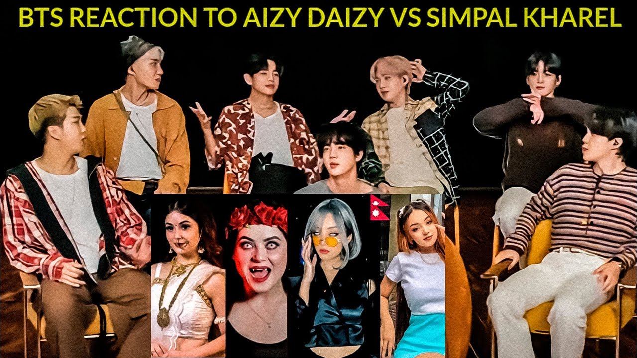 BTS REACTION Daizy Aizy vs Simpal Kharel (Best transition videos, you goes wow on😍❤) Part 4