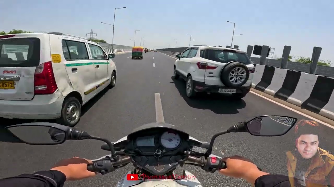 Vlog 49 - Chandan Nagar to Laxmi Nagar metro station | Bike travel video - Day