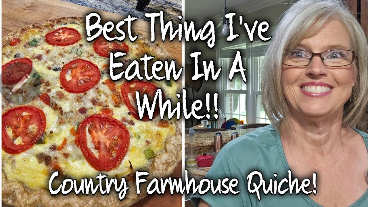 Best Thing I've Eaten In A While! - Country Farmhouse Quiche #Breakfast Week