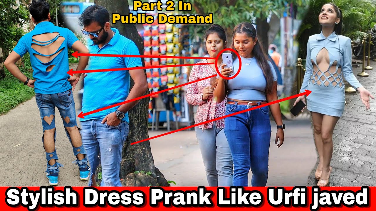 Best Reaction Prank On Girls - Stylish Dress Prank | Funny Prank 2022 | Funny Public Pranks| By TCI
