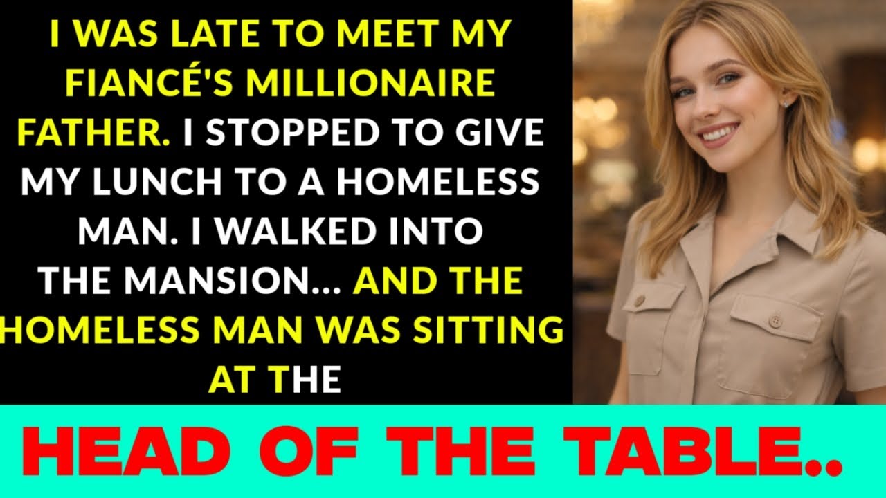 I Gave My Lunch to a Homeless Man… He Turned Out to Be My Billionaire Father-in-Law..